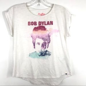 Lucky Brand Bob Dylan Tee Watercolor Design
